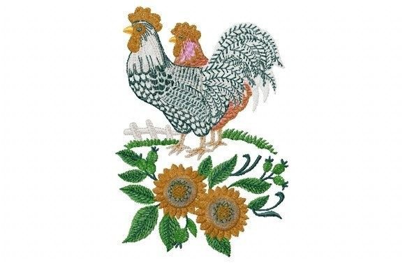 Chicken with Flower: A Seasonal Embroidery Review
