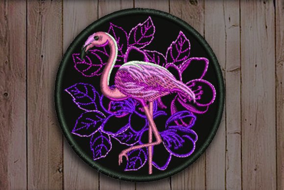 Review: Flamingos in a Circle Embroidery Design