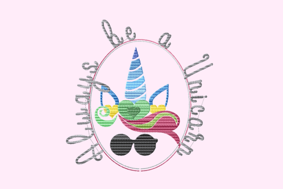 Reviewing Always Be a Unicorn Oval Lettering